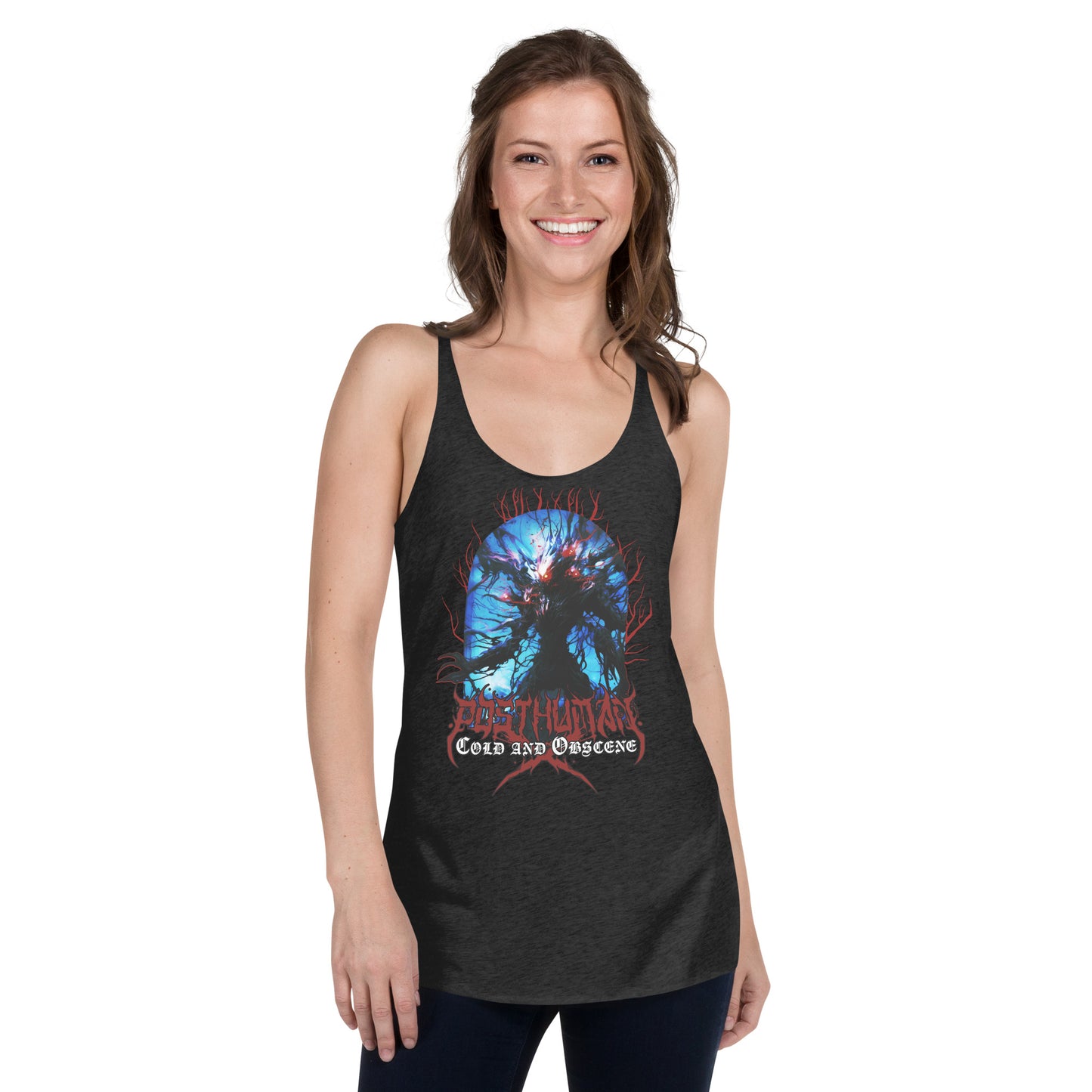 PostHumanX - Cold & Obscene Racerback Tank